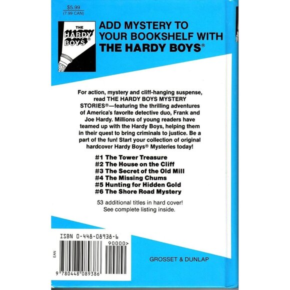The Hardy Boys Mystery Book 38 Mystery At Devils Paw By Franklin W. Dixon Hardco - Picture 2 of 2